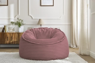Pouf Socrate - 106 x 79 x 106 cm - Vieux rose