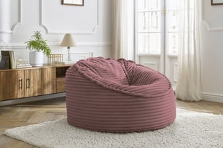 Pouf Socrate - 106 x 79 x 106 cm - Vieux rose
