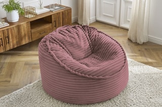 Pouf Socrate - 106 x 79 x 106 cm - Vieux rose
