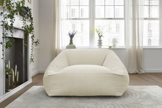 Pouf ultra moelleux Lilibet - Beige