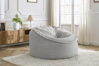 Pouf Socrate - Gris clair