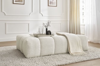 Pouf Everest - Blanc