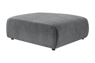 Pouf Jeanne - Gris foncé - En polyester