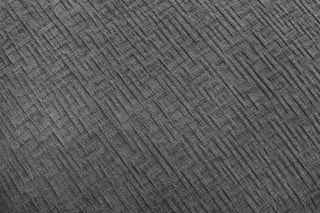 Canapé d'angle modulable et 2 poufs Jeanne - Gris foncé - 5 places - En tissu texturé