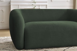 Canapé Celine - Vert - 2 places - En tissu