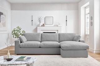 Canapé d'angle réversible Belair - 
Gris clair