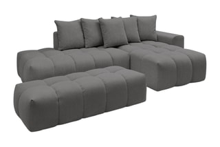 Ensemble salon Mont-Blanc - Gris foncé