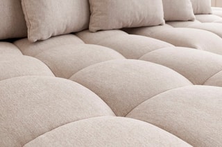 Canapé d’angle droit Mont-Blanc - Beige