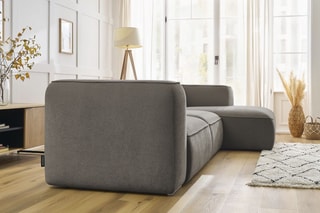 Canapé d'angle droit Zephyr - Taupe