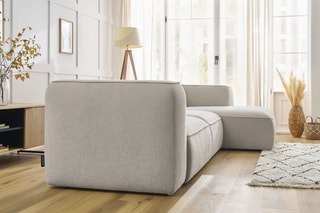 Canapé d'angle droit Zephyr - Beige