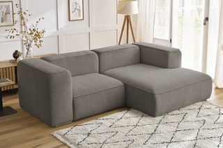 Canapé d'angle droit Zephyr Compact - Taupe