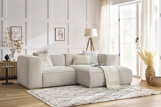Canapé d'angle droit Zephyr Compact - Beige