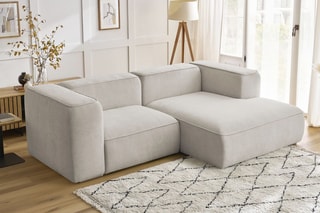 Canapé d'angle droit Zephyr Compact - Beige