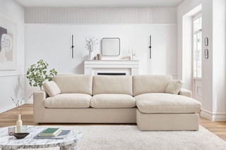 Canapé d'angle réversible Belair - 
Beige