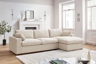 Canapé d'angle réversible Belair - 
Beige