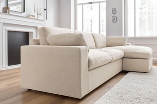 Canapé d'angle réversible Belair - 
Beige