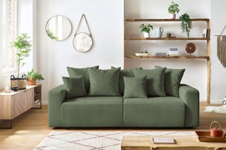 Canapé convertible Envy - Vert - Couchage 152 x 190 cm