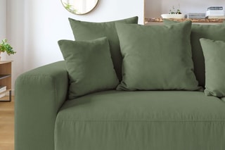 Canapé convertible Envy - Vert - Couchage 152 x 190 cm