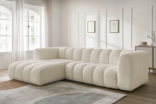 Canapé d'angle gauche  Talia - Beige