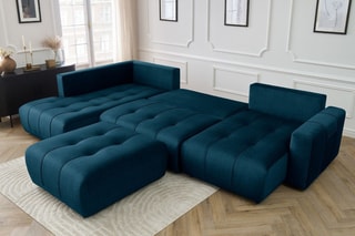 Ensemble salon Arsène - Bleu