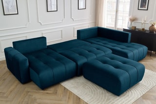 Ensemble salon Arsène - Bleu