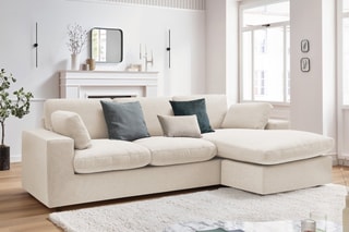 Canapé d’angle réversible Belair - Beige