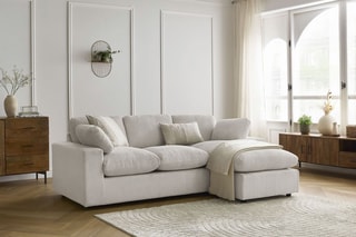 Canapé d’angle réversible Belair - Beige