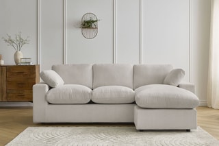 Canapé d’angle réversible Belair - Beige