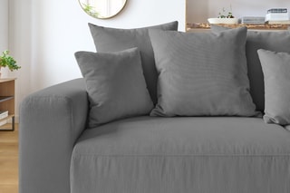 Canapé convertible Envy - Gris - Couchage 152 x 190 cm