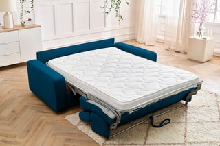 Canapé convertible Monaco - 
Bleu marine - Couchage 190 x 140 cm