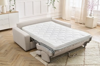 Canapé convertible Monaco - Beige - Couchage 190 x 140 cm