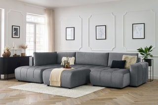 Ensemble salon Arsène - Gris foncé