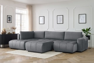 Ensemble salon Arsène - Gris foncé