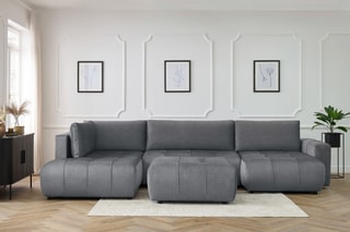 Ensemble salon Arsène - Gris foncé