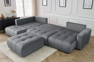 Ensemble salon Arsène - Gris foncé