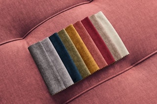 Canapé d’angle gauche convertible Arsene - Orange - 3 places - En tissu velours - Couchage 204 x 135 cm