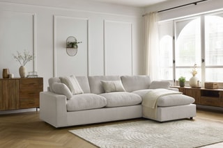 Canapé d'angle réversible Belair - Beige