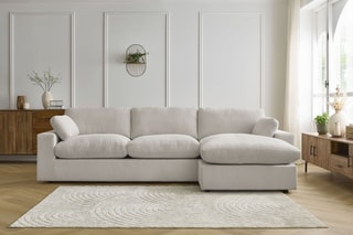 Canapé d'angle réversible Belair - Beige