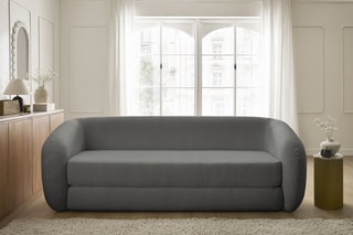 Canapé convertible Neyo - Gris foncé - Couchage 180 x 120 cm