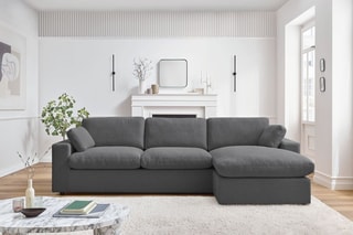 Canapé d'angle réversible Belair - 
Anthracite