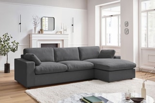 Canapé d'angle réversible Belair - 
Anthracite