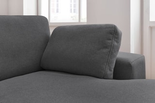 Canapé d'angle réversible Belair - 
Anthracite
