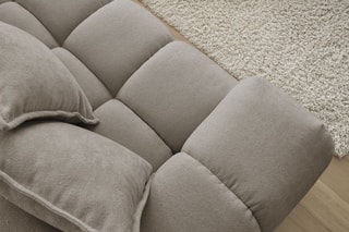 Canapé d'angle droit Everest - Taupe