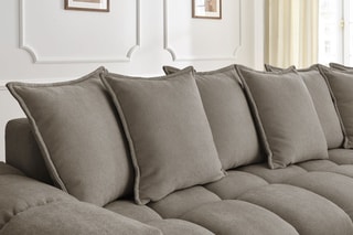 Canapé d'angle droit Everest - Taupe