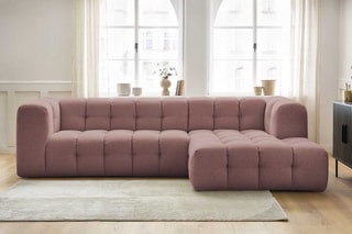 Canapé d'angle droit Cloud - Rose