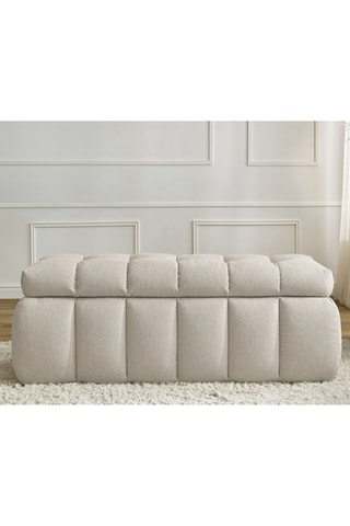Banc-coffre Mont-Blanc - Beige