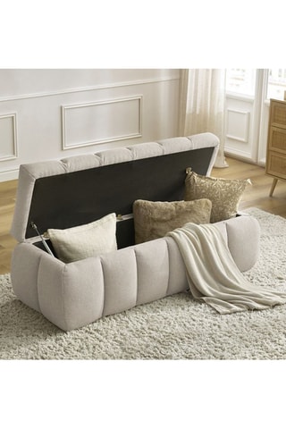 Banc-coffre Mont-Blanc - Beige