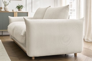 Canapé convertible Lenny - Beige - Couchage 160 x 190 cm