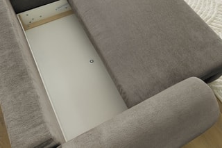 Canapé d'angle droit convertible Lucien - Taupe - Couchage 250 x 150 cm