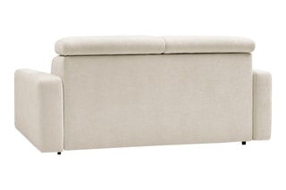 Canapé convertible Monaco - 
Beige - Couchage 190 x 140 cm